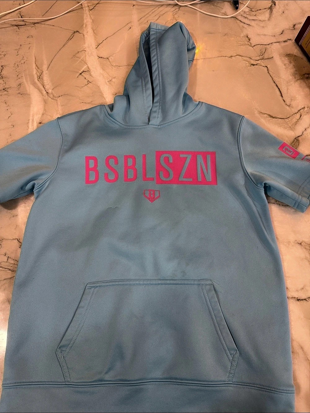 Baseball Lifestyle 101 Blue Pullover Hoodie Like New